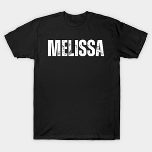Melissa Name Gift Birthday Holiday Anniversary T-Shirt
